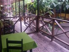 Terraza de la habitación, Cabinas Icaco, Tortuguero