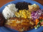 Casado de pescado, Soda Viquez, La Fortuna