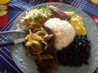 Casado de bistec, Soda La Hormiga, La Fortuna