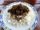 Curry de ternera con arroz, Tembo Canteen