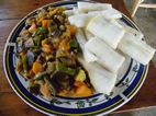 Cassava con verduras