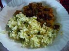 Ternera con arroz