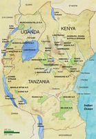 East Africa Map 