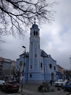 Iglesia de Sta. Elizabeth, conocida como la Iglesia Azul