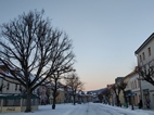 Calle Hradná, centro de Kezmarok