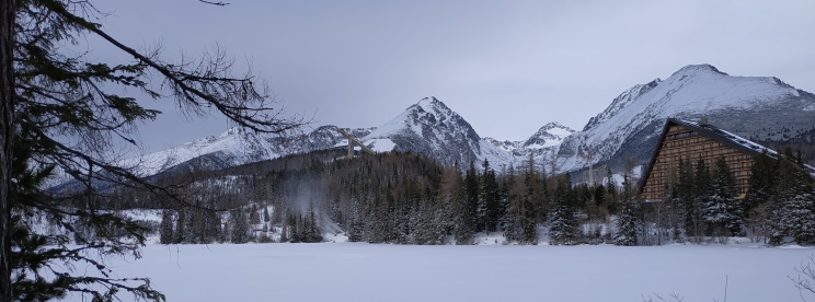 Lago Štrbske Pleso Lago helado de Štrbske Pleso