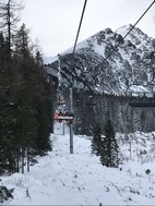 Telesilla en las pistas de esqui de Štrbské Pleso
