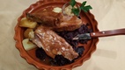 Costillas de cerdo, restaurante del Hotel Mlino