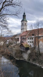 Vistas desde el Puente de los Capuchinos, Skofja Loka