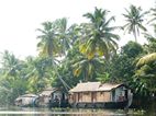 Casas flotantes aparcadas, Backwaters
