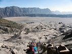 El Pasir Laut (Mar de Arena) desde la cima del volcan Bromo
