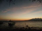 Atardecer en la costa este de Gili Air