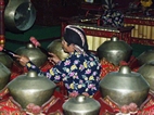 Gamelan en el Teatro de marionetas del Museo Sonobudoyo