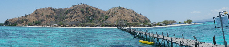 Embaracdero en la Isla de Kanawa