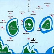 Puntos Buceo Islas Gili