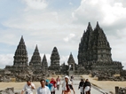 Patio principal de los Templos de Prambanan