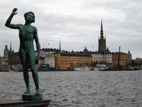 Isla de Gamla Stan vista desde el Ayuntamiento