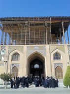 Palacio Kakh e Ali Qopu, plaza de Naqsh-e Jahan