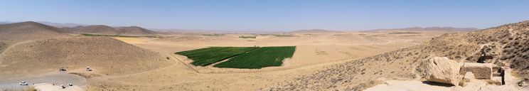 Vistas desde la Prisin de Selonira, ruinas de Pasargadae