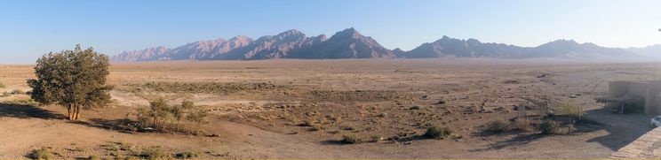 Vistas desde el terrado de Zein-o-Din Caravanserai