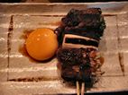 Brocheta en el Rest. Teyandei, Tokyo