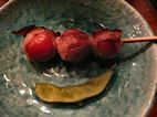 Brocheta en el Rest. Teyandei, Tokyo