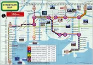 Hiroshima - Street Car Map 