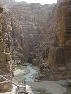 Ca&ntilde;on del rio Mujib