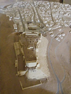 Maqueta de la Fortaleza de Karak en el museo