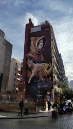 Graffitis en la zona de Hamra St
