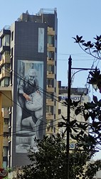 Graffitis en la zona de Hamra St