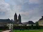 Vista de la abad&iacute;a benedictina de  Echternach