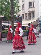Fiesta portuguesa en la Plaza de Armas