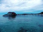 Atardecer en Scuba Junkie Mabul Resort