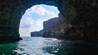 Visita de la costa y cuevas de Comino