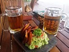 Nachos con guacamole