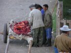 Khatgal. Carniceria