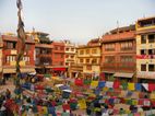 Alrededores de la stupa, Boudhanath