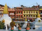 Alrededores de la stupa, Boudhanath