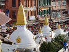 Alrededores de la stupa, Boudhanath