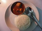 Giah currty with rice, Sanghat Toss and Tandori Rest, Pokhara