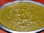 Yellow dahl spinach, Punjabi Rest, Pokhara