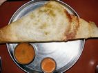 Cheese and mushrooms masala dosa, Punjabi Rest, Pokhara