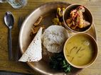 Combinado de chicke curry, Tha Hotel Orchid and Restaurant, Dhampus