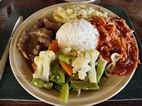 Plato combinado, Island Jungle Resort, Cnitwan NP