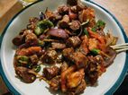 Chilli chicken sausage, Yangling Tibetan Rest, Kathmandu