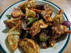 Chicken chilli momo, Yangling Tibetan Rest, Kathmandu