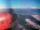 Vistas de la cordillera del Himalaya desde el Mountain Flight