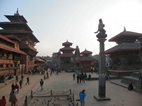Vista de Durbar Square desde Templo de Vishwanath