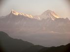 Annapurna IV y Annapurna II desde Dhampus